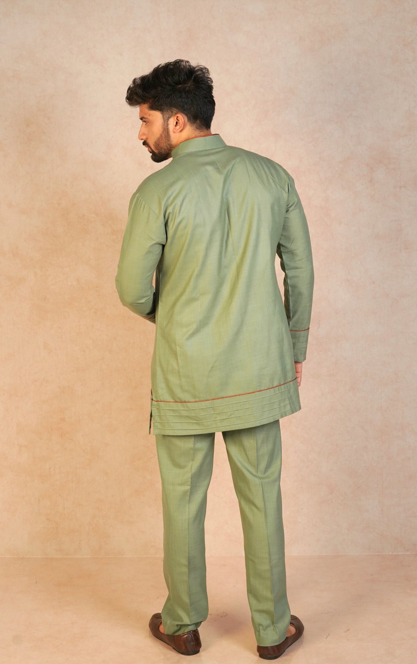 Zehn kurta set - Olive