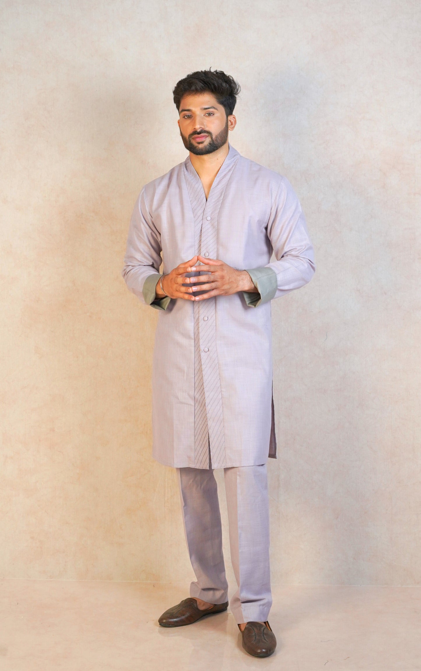 Shaan Kurta Set - Lilac