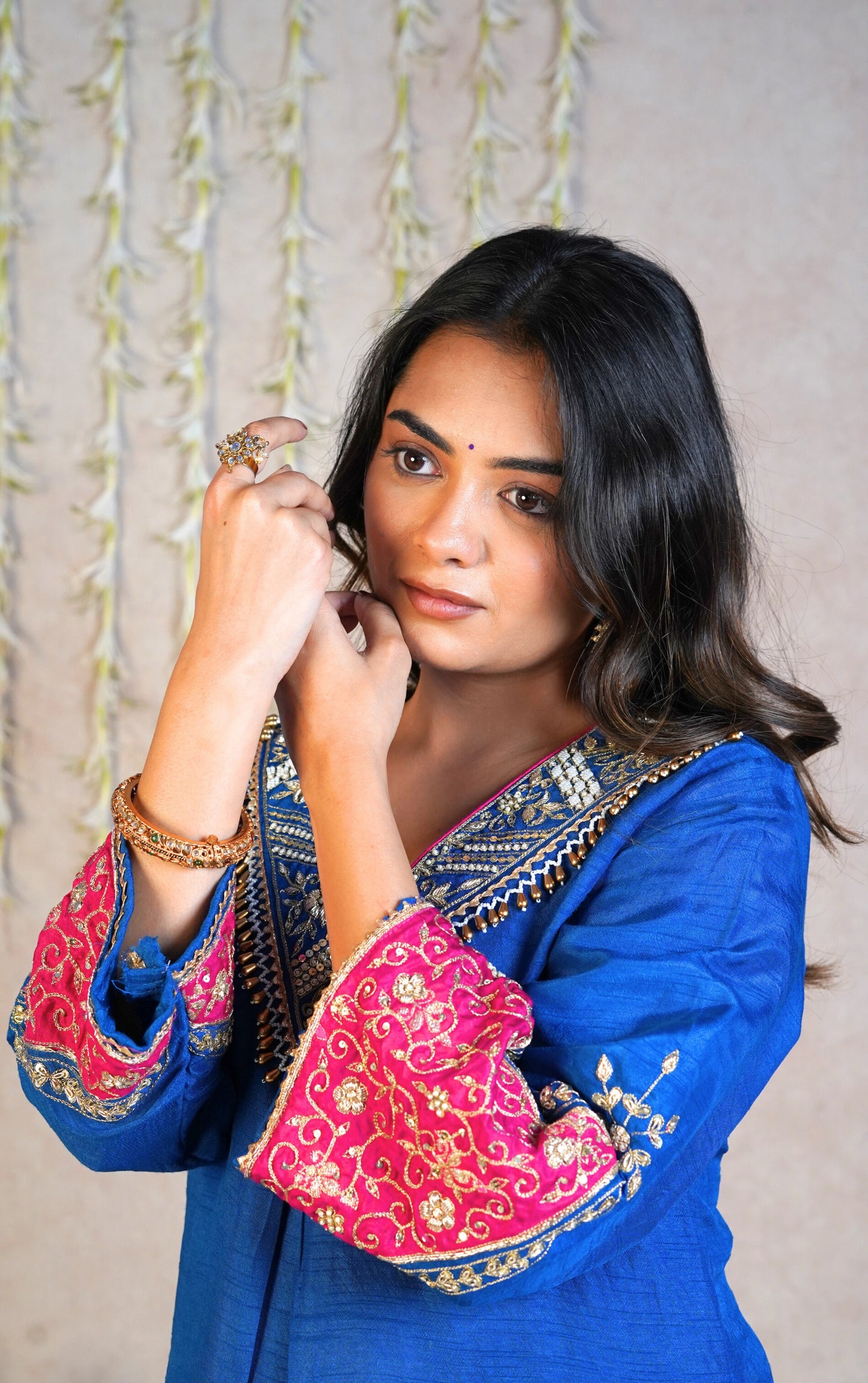 Noor festive Kurta Set - blue