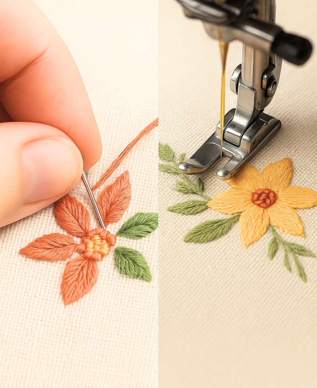 The Difference Between Hand Embroidery &amp; Machine Work – What You’re Really Paying For