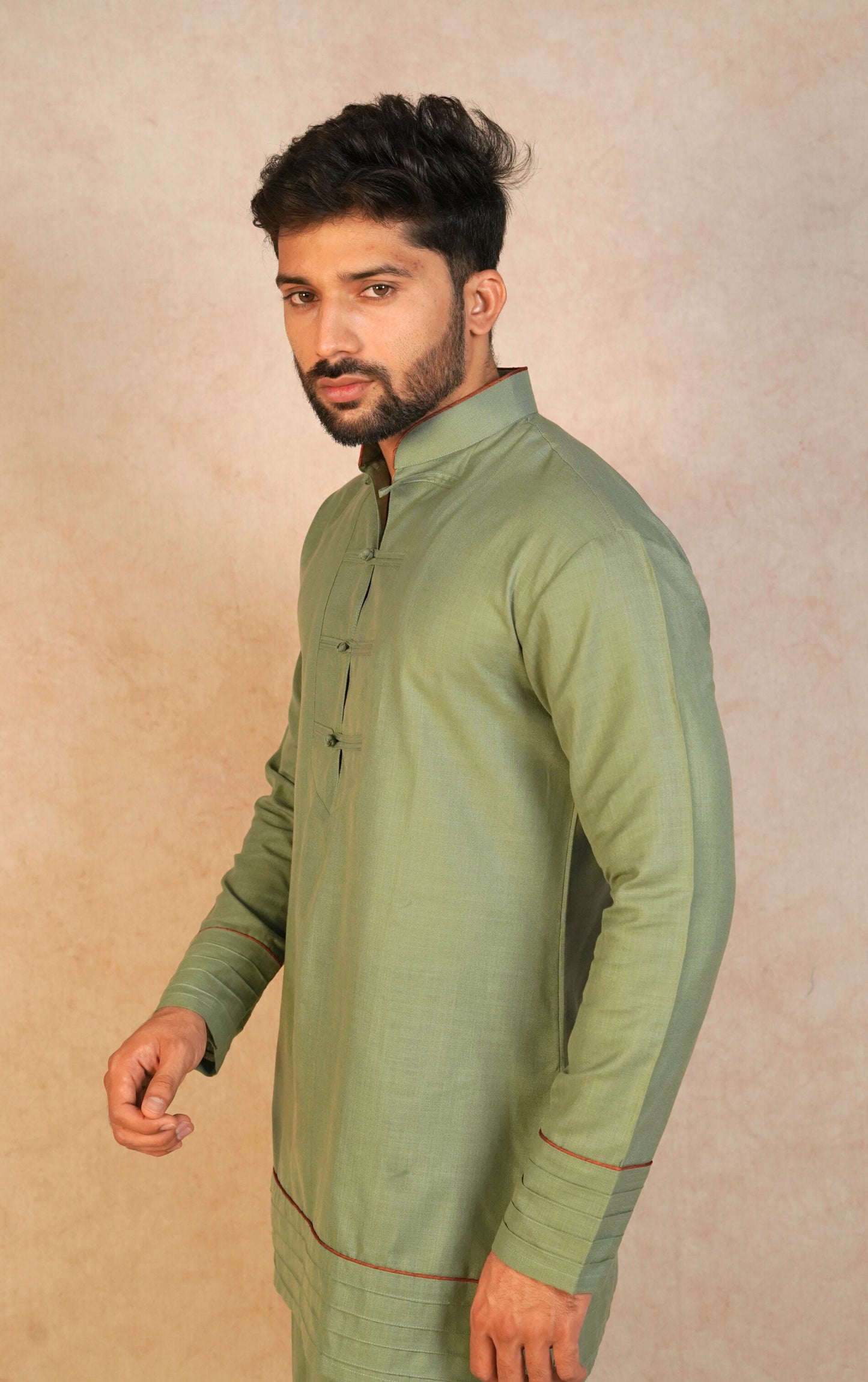 Zehn kurta set - Olive
