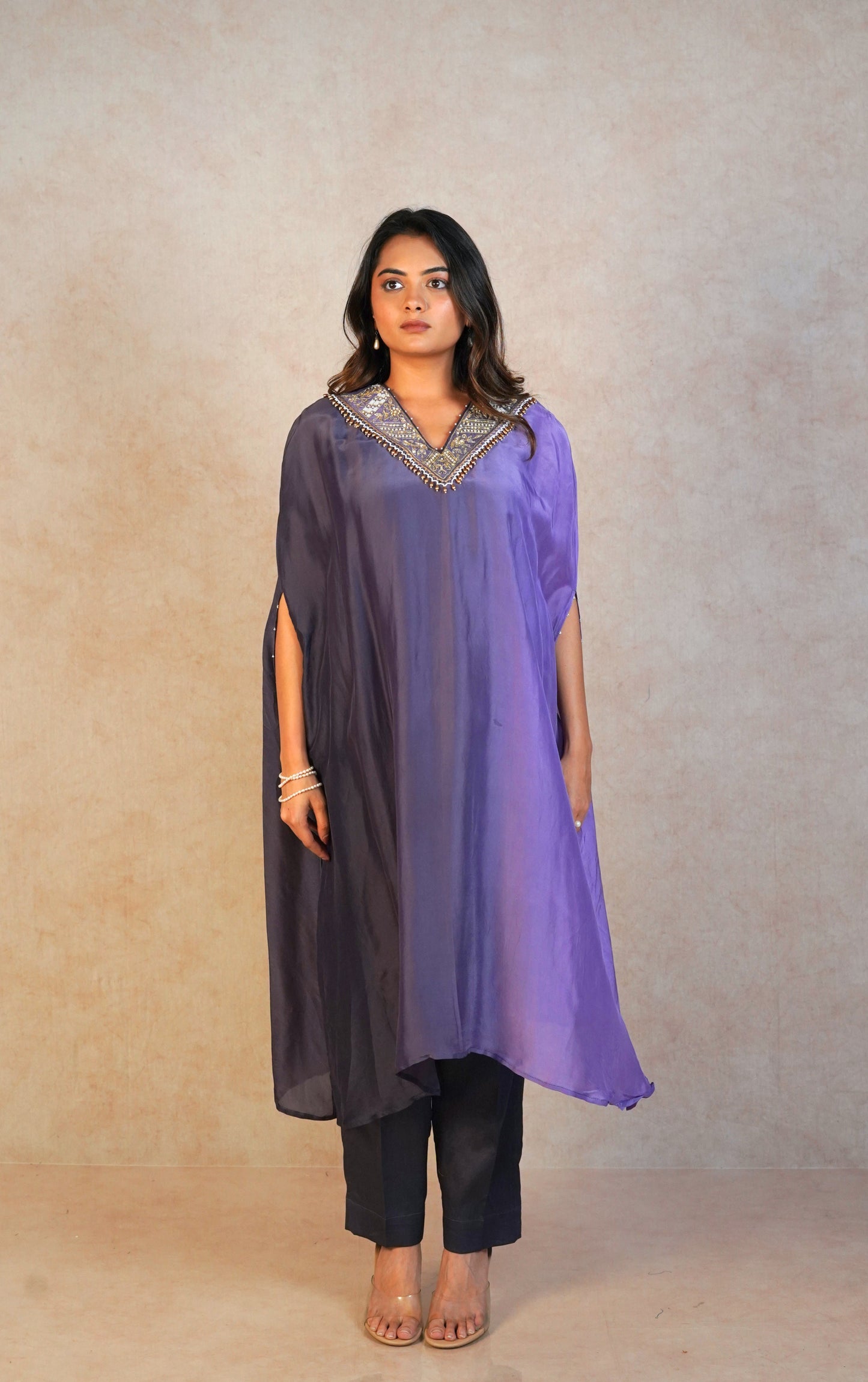 Luna Kaftan Set - Grey