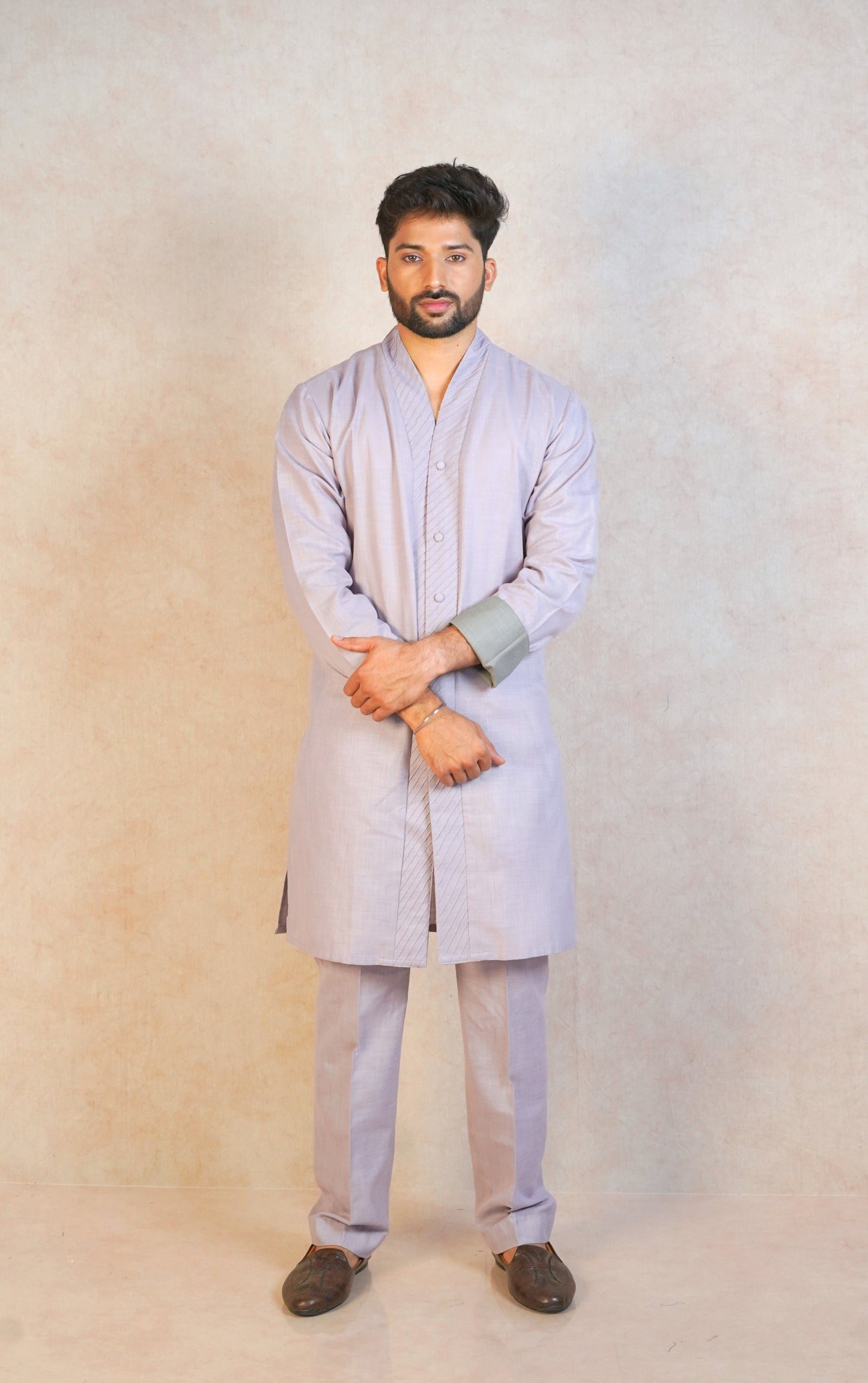 Shaan Kurta Set - Lilac