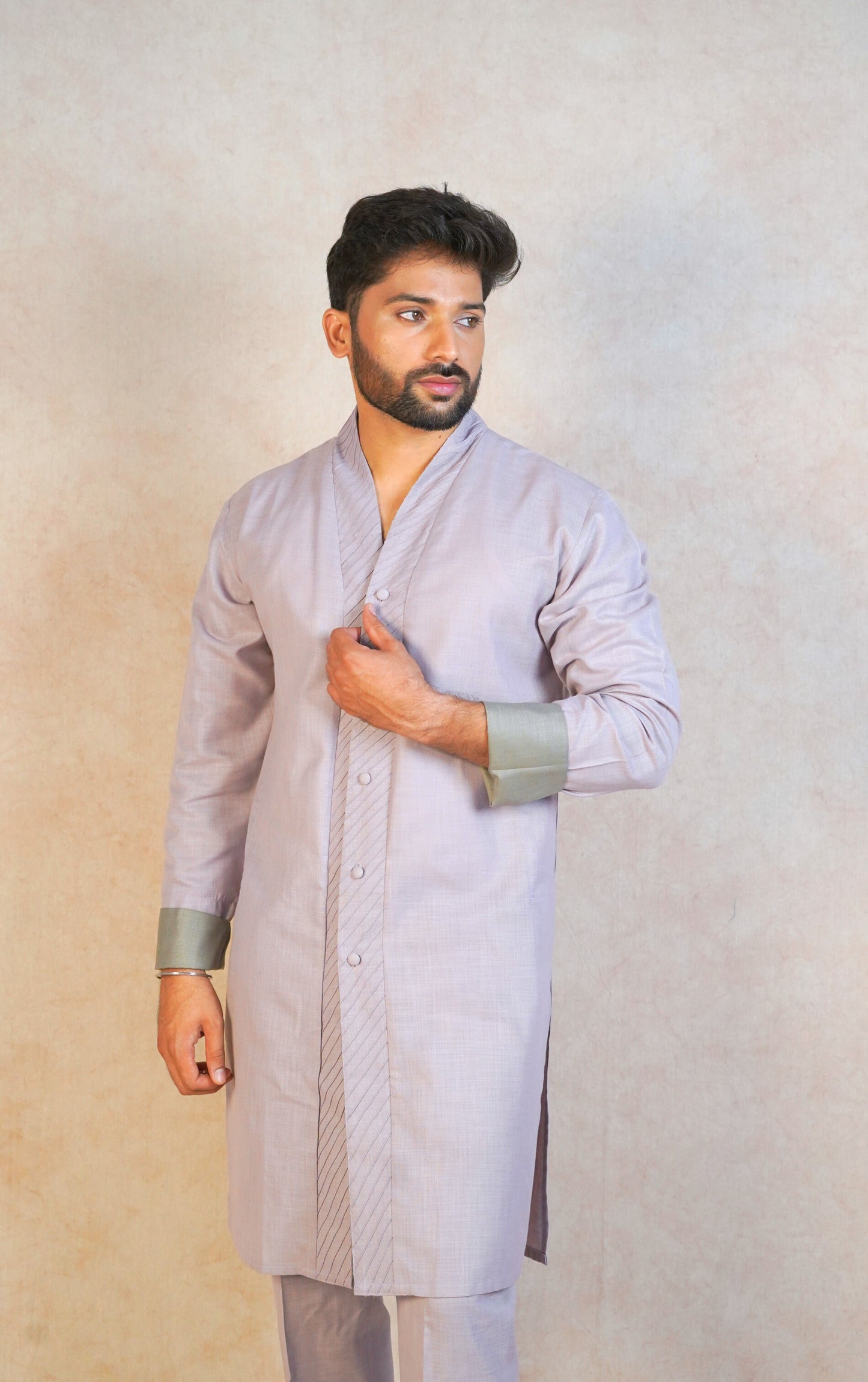 Shaan Kurta Set - Lilac