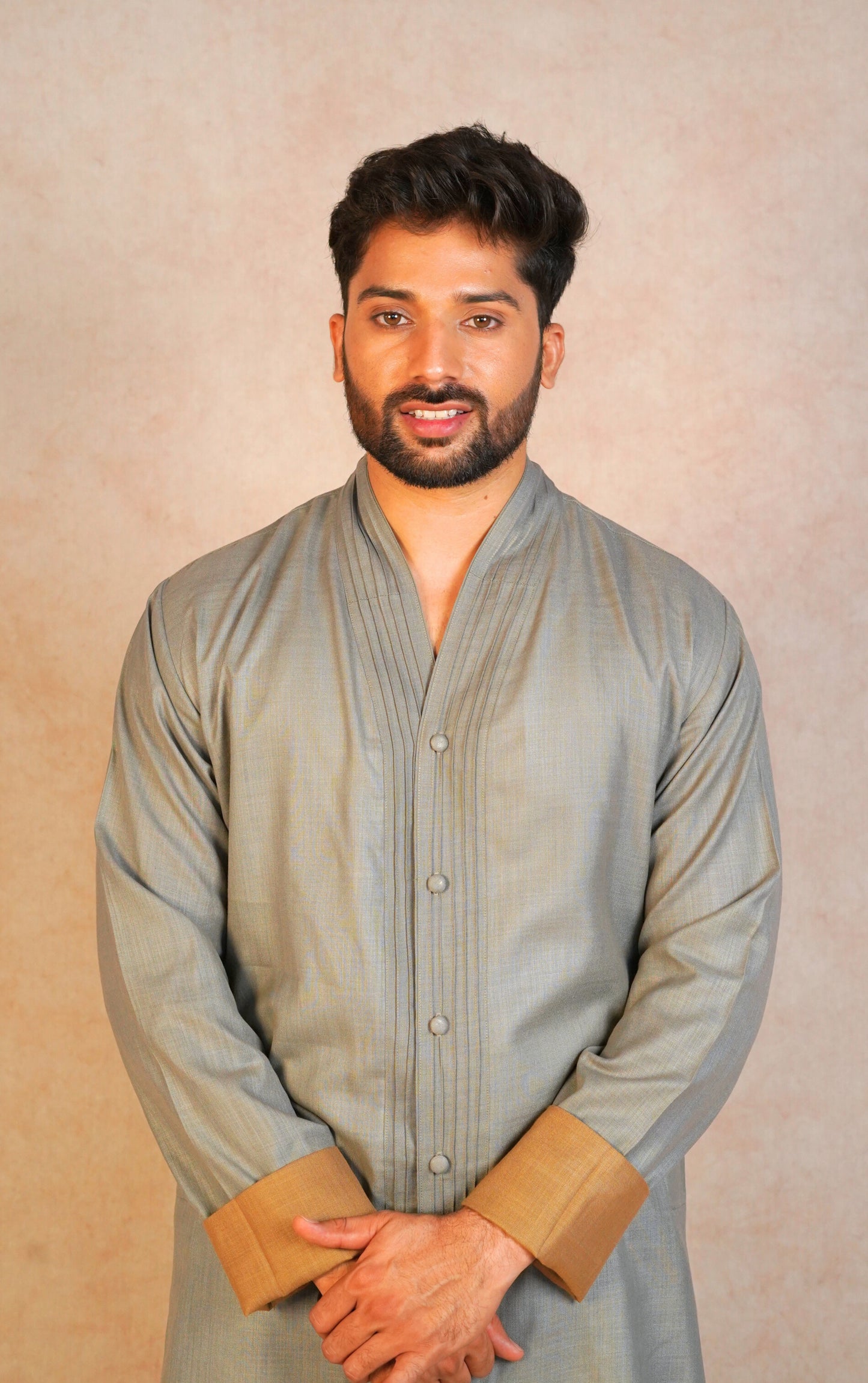 Shaan Kurta Set - Grey