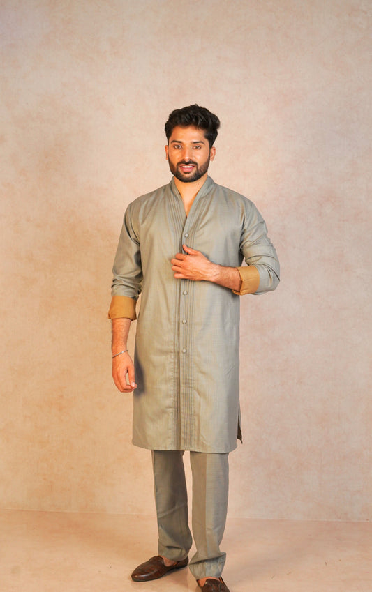 Shaan Kurta Set - Grey