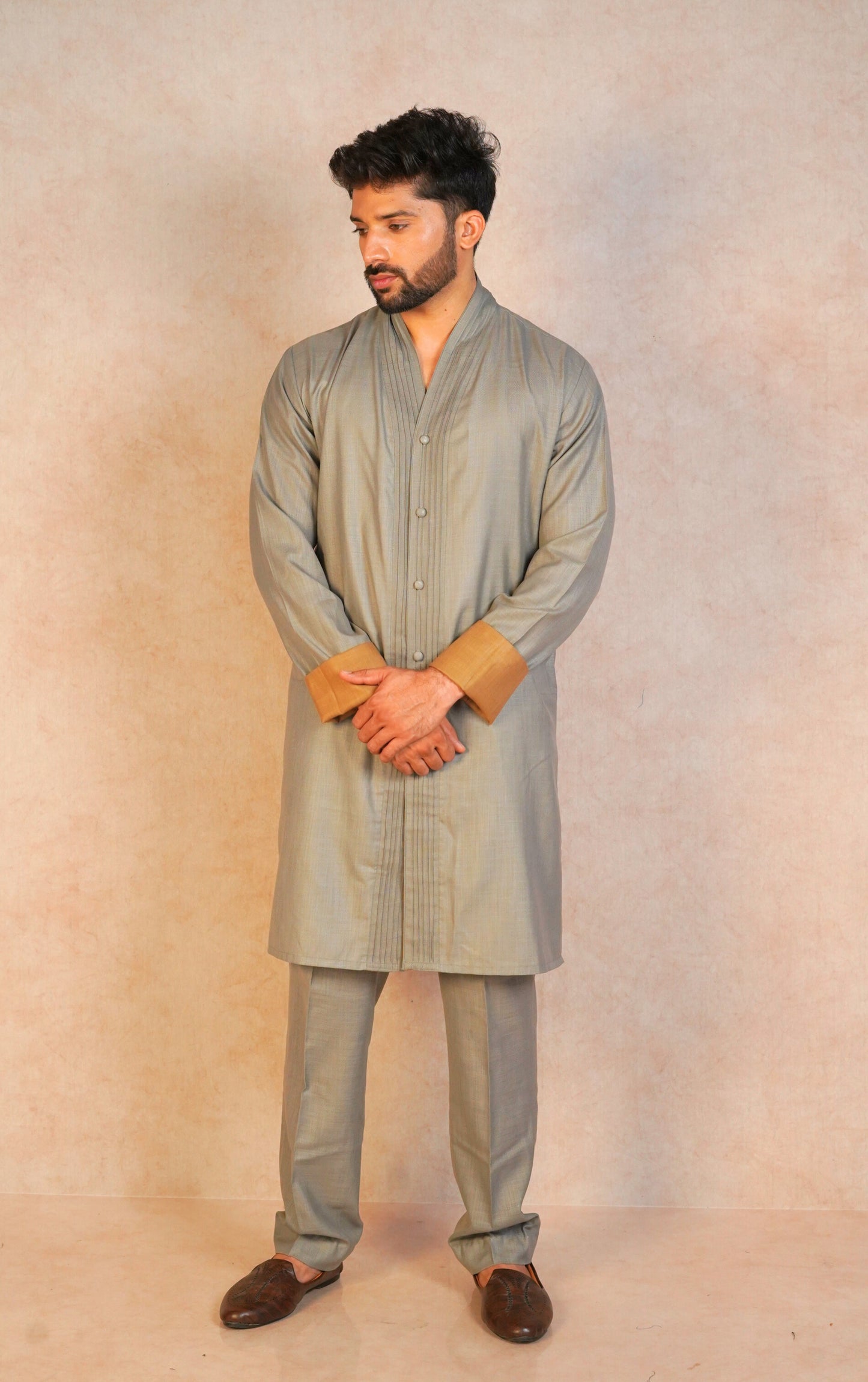 Shaan Kurta Set - Grey