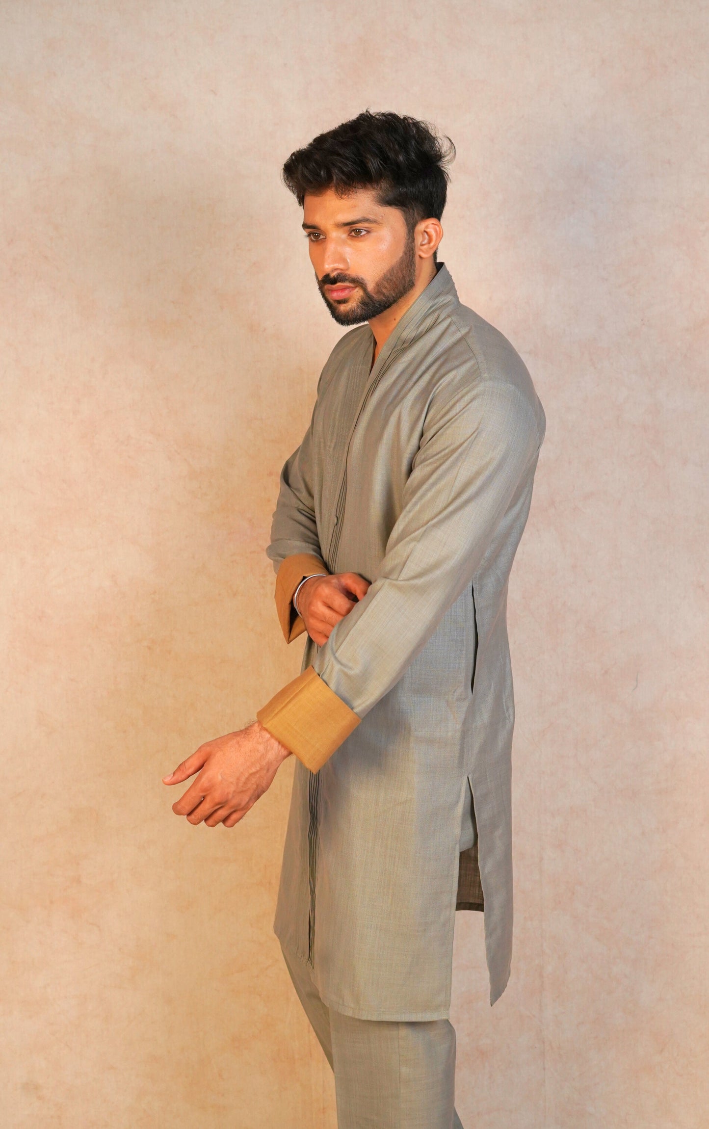 Shaan Kurta Set - Grey