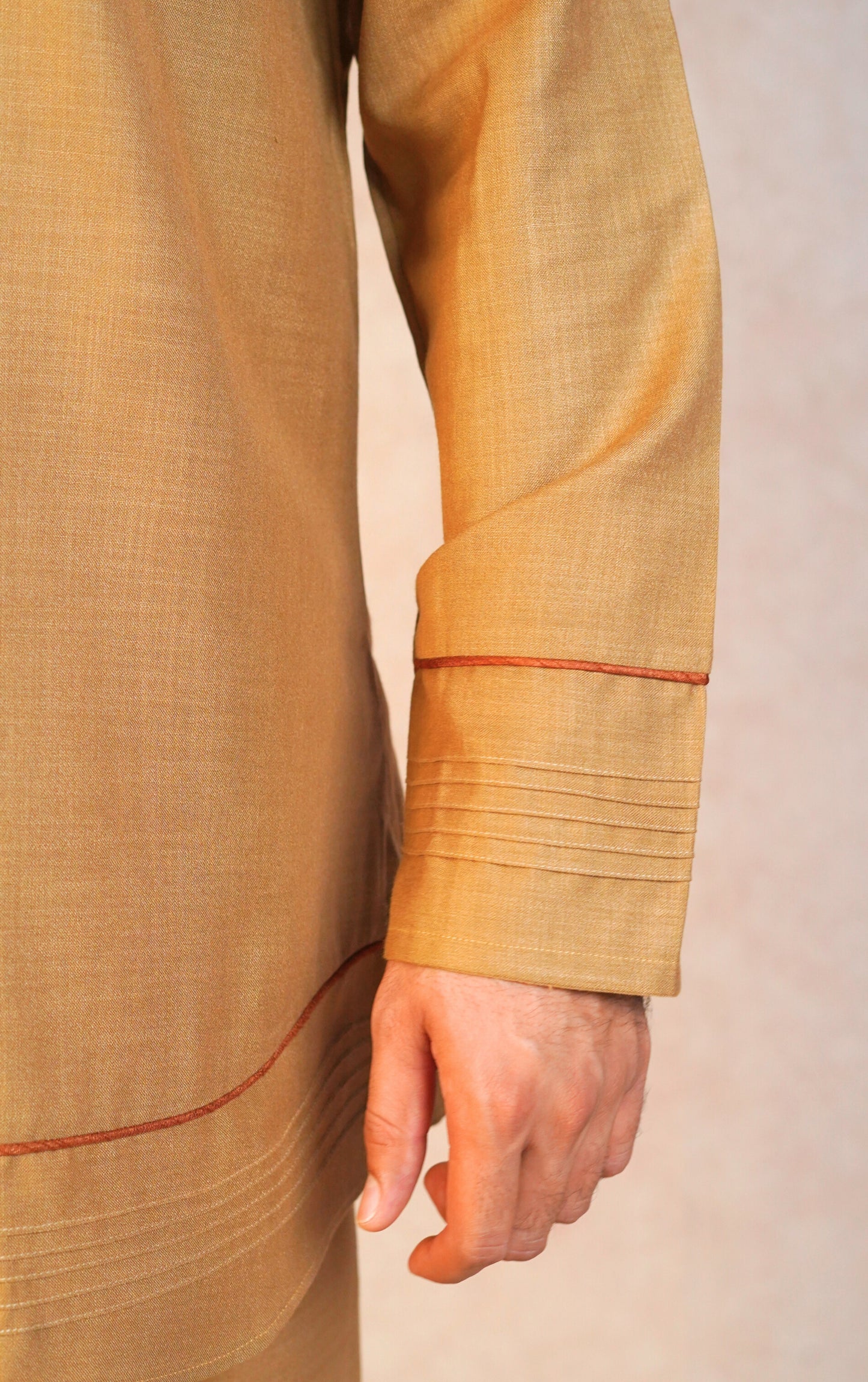 Zehn kurta set - sand