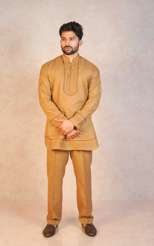 Zehn kurta set - sand