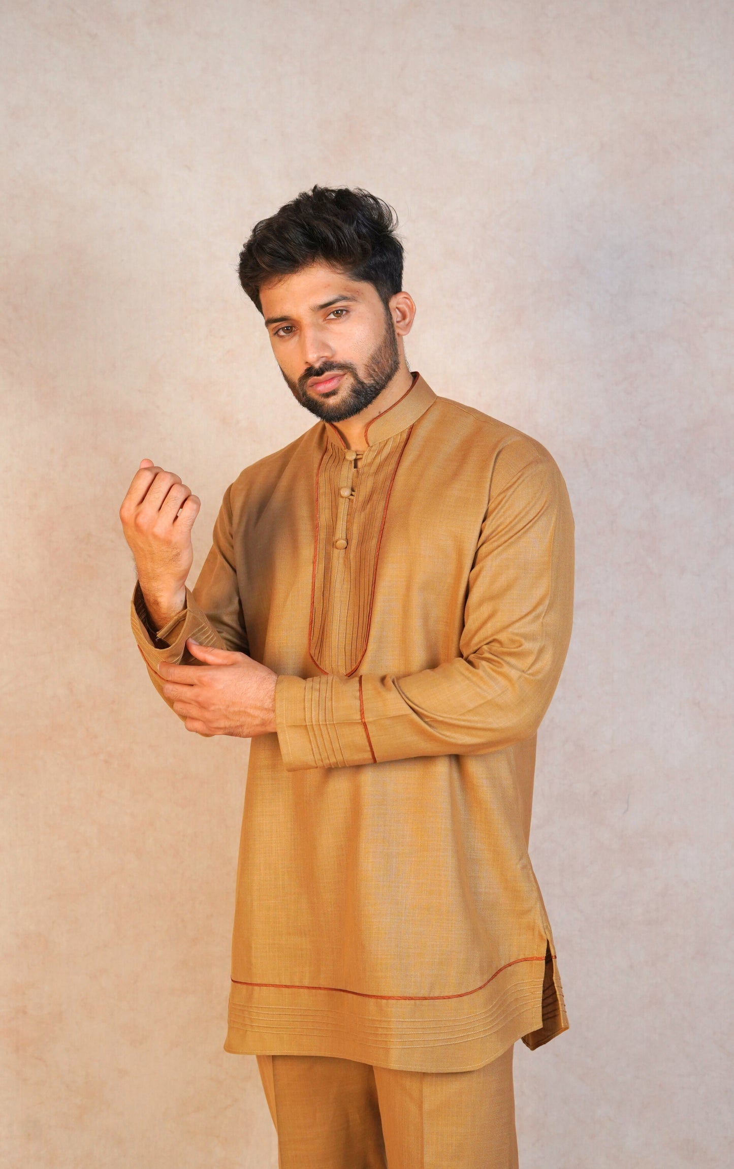 Zehn kurta set - sand