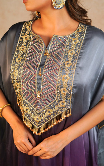 Haze kaftan Set - magenta