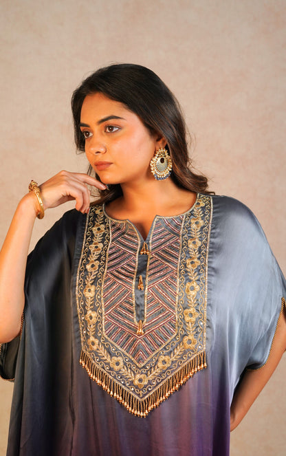 Haze kaftan Set - magenta