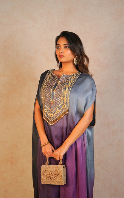 Haze kaftan Set - magenta