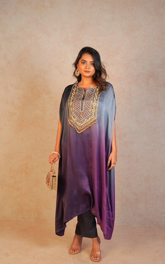 Haze kaftan Set - magenta