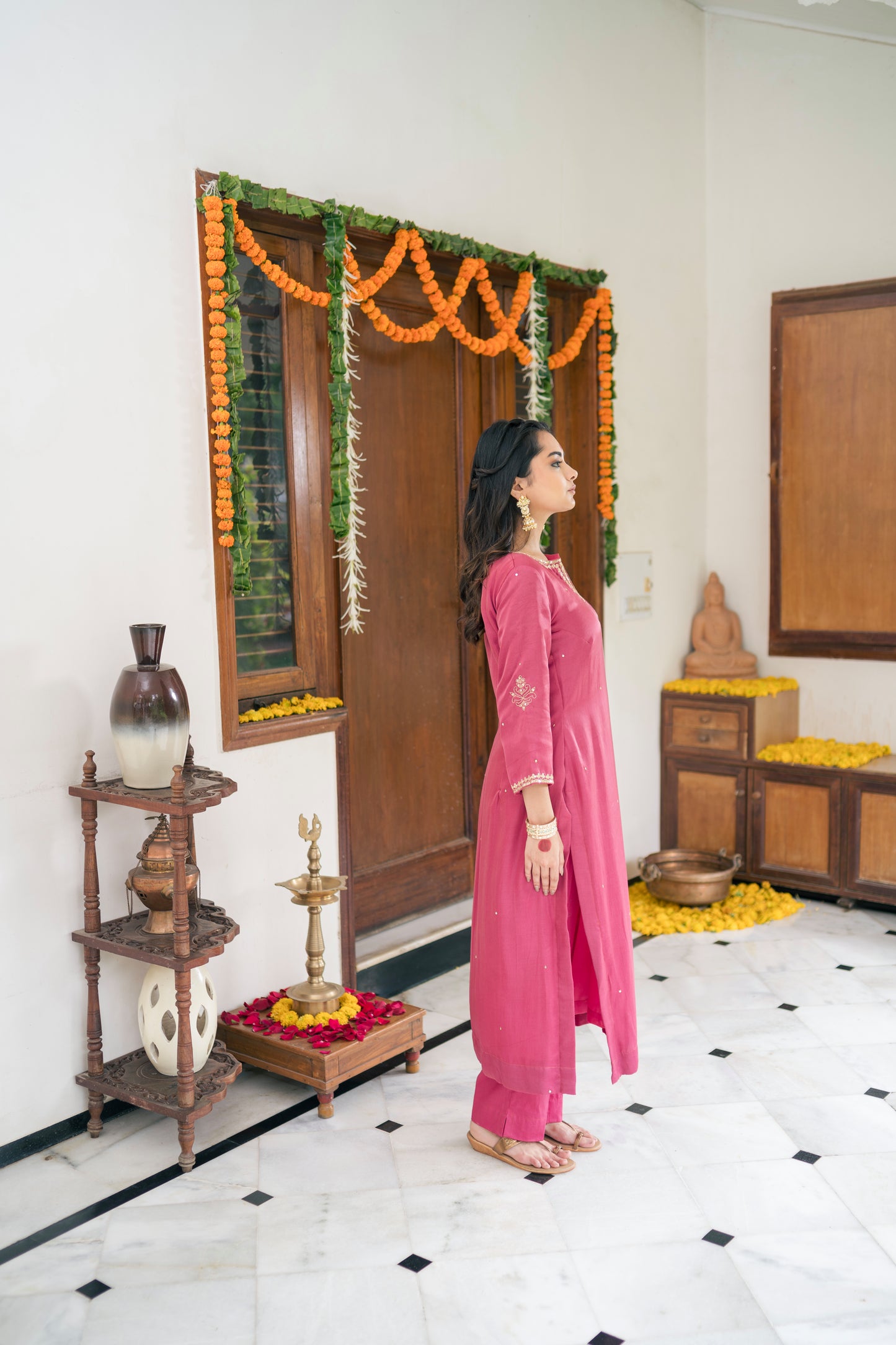 Straight Fit Kurta set