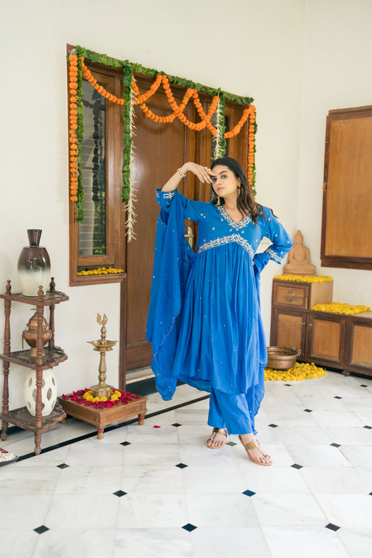 Amaira kurta set - Royal Blue