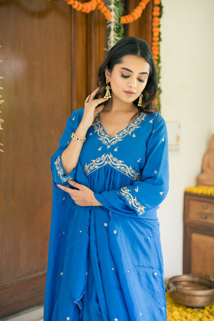 Amaira kurta set - Royal Blue