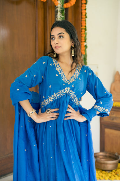 Amaira kurta set - Royal Blue
