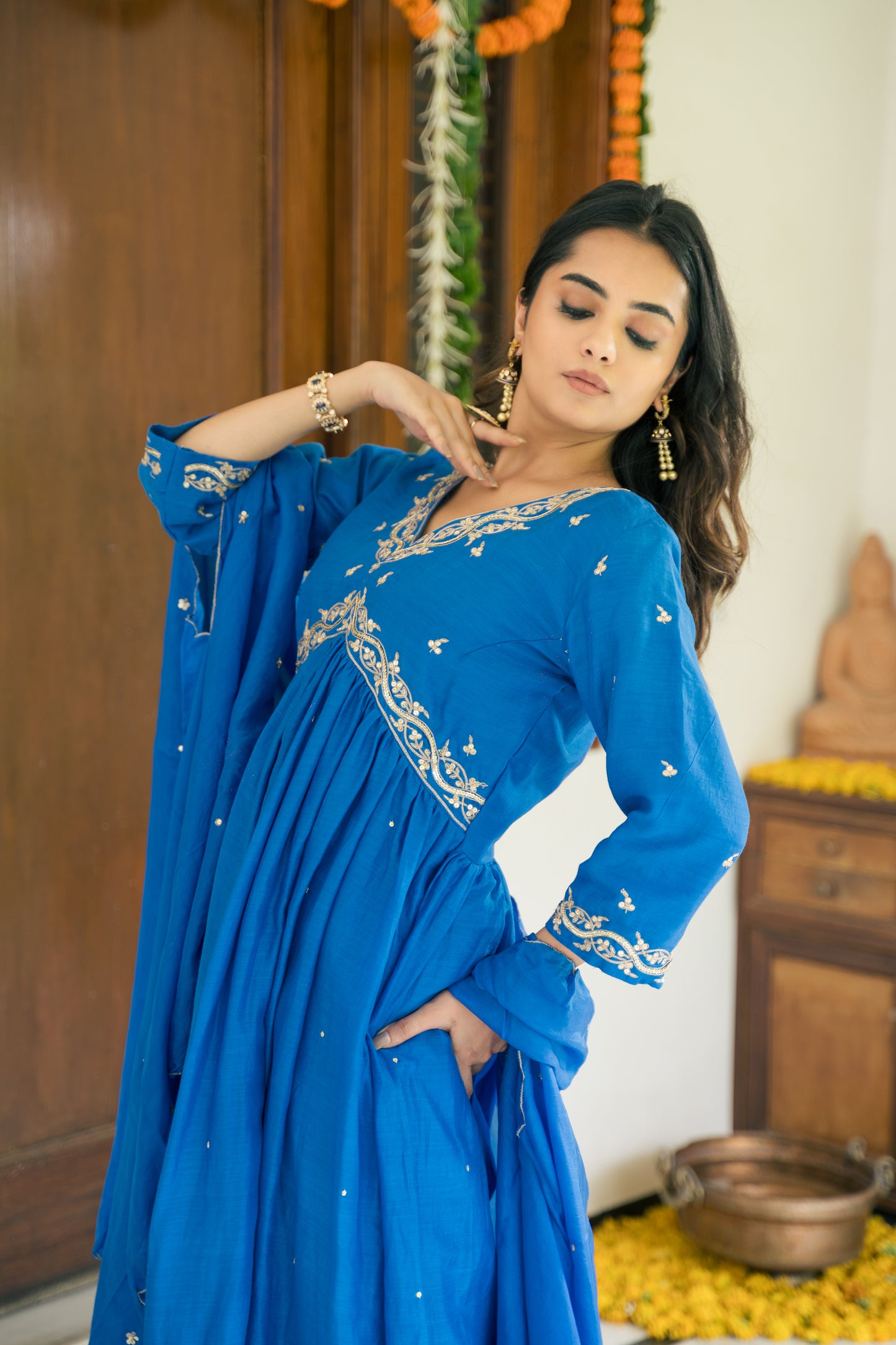 Amaira kurta set - Royal Blue