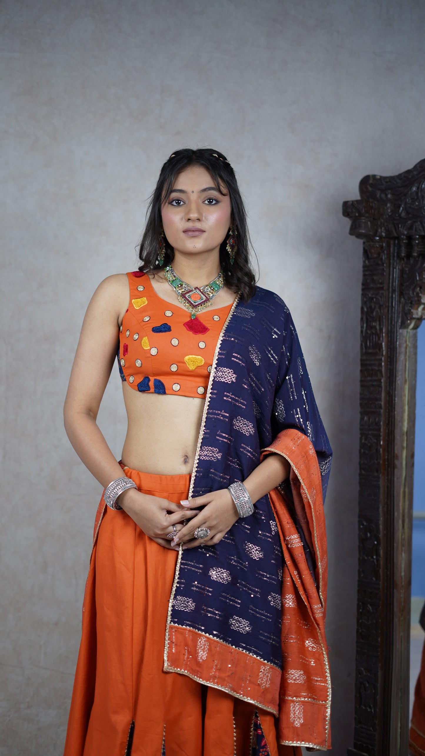 Mogra choli set