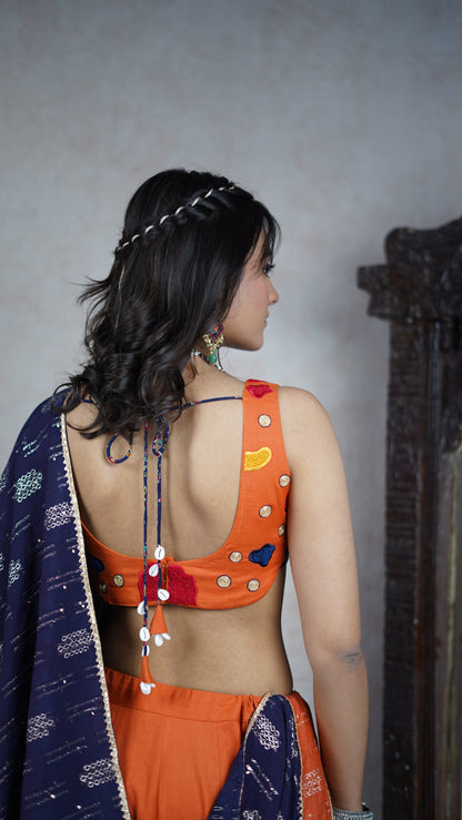 Mogra choli set
