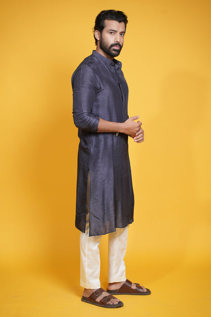 Sameer kurta set- grey