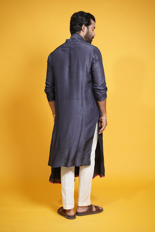 Sameer kurta set- grey