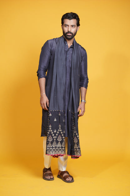 Nigam Kurta with shawl dupatta and trousers