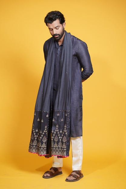 Nigam Kurta with shawl dupatta and trousers