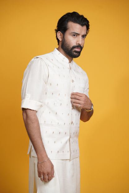 Mizan Kurta waistcoat and trousers