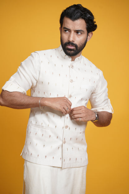 Mizan Kurta waistcoat and trousers