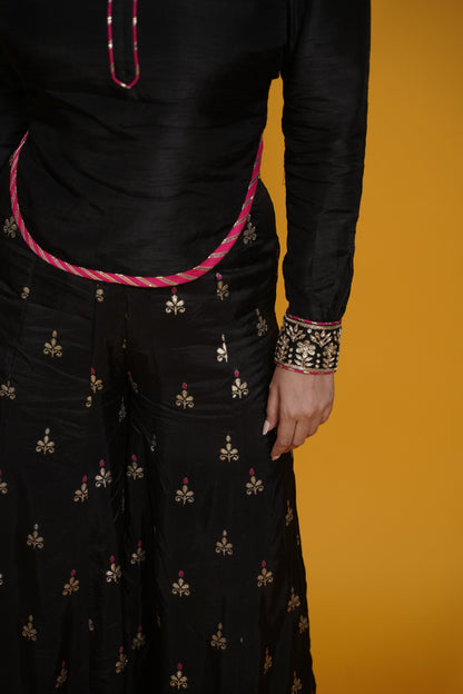 Charisma set (Meenakari pants with apple cut shirt)