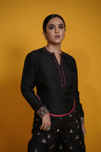 Charisma set (Meenakari pants with apple cut shirt)