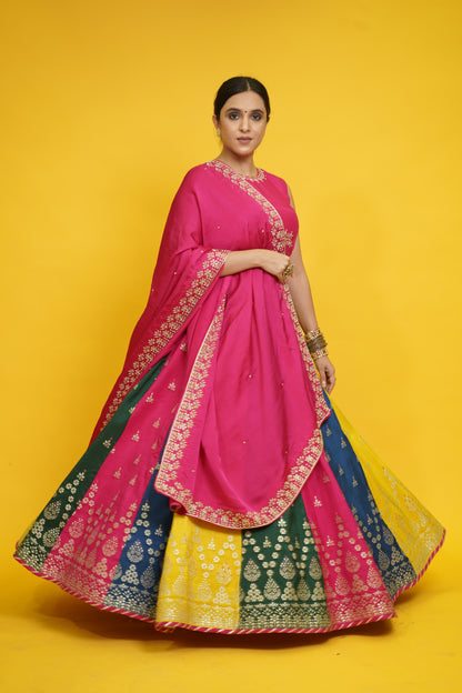 Navrang Noor lehenga with blouse and dupatta